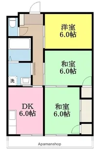 健マンション【2階】の間取り