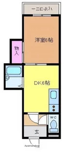 健マンション【4階】の間取り