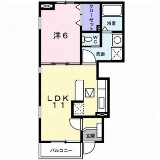 クレールMK【1階】の間取り