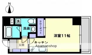 ヴィゴーレ本町【803号室】の間取り