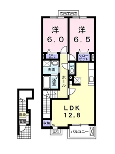 マンダリン フルールⅠ【2階】の間取り