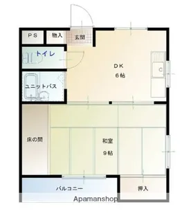 コーポ片岡【2階】の間取り