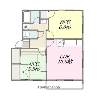フェニックスコートB棟【2階】の間取り