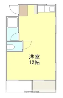 リッツハウス枝松【6号室】の間取り