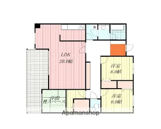 ヴェルディオ岩崎【302号室】の間取り