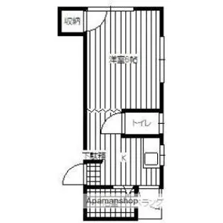 愛媛県松山市堀江町【アパート】の間取り