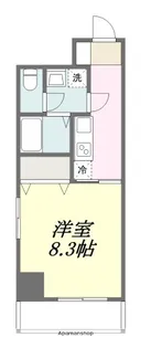 1Kの間取り画像