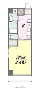 1Kの間取り画像