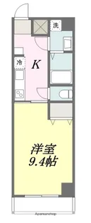 1Kの間取り画像
