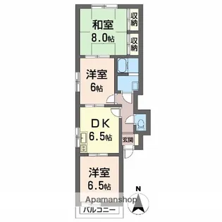 グリーンハイム C棟【2階】の間取り