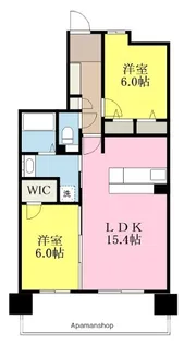 アルファステイツ宮西Ⅲ【4階】の間取り