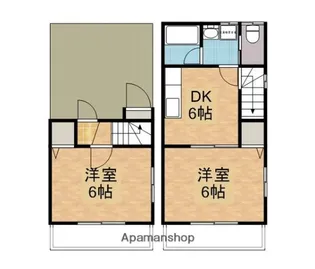 ドリームハウスⅡ【2号室】の間取り