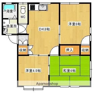 サンコーポ【2階】の間取り