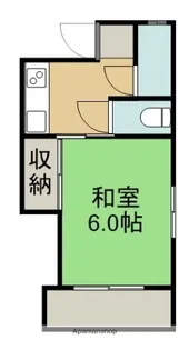 コーポ万亀 A棟【1階】の間取り