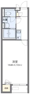 クレイノ松山インターⅤ【203号室】の間取り