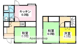 愛媛県松山市御幸2丁目【一戸建】の間取り