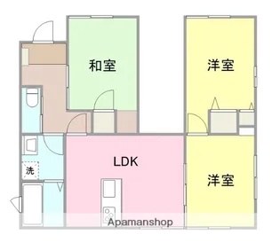 フェリシア道後【1号室】の間取り