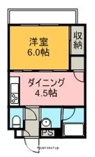 ブラウンハイツ萱町【3階】の間取り