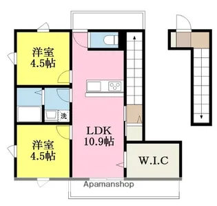 ACTY祇園【206号室】の間取り