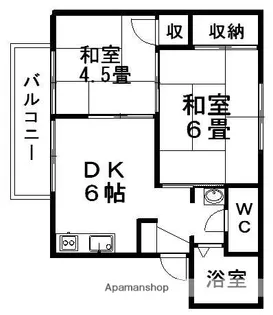 ABCハイム志津川【2階】の間取り