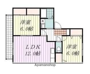メゾン・ド・ルミエールB棟【102号室】の間取り