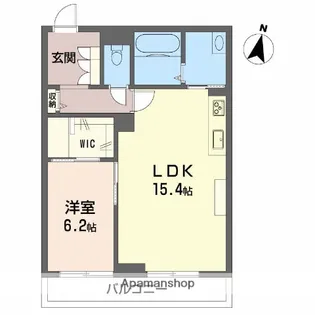KANON岩崎【3階】の間取り