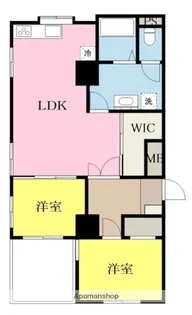 モンテ・ルーチェ喜与町【4階】の間取り