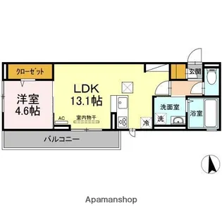 カトレア5【1階】の間取り