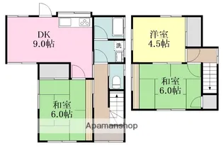愛媛県松山市東長戸2丁目【一戸建】の間取り