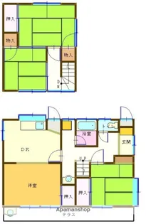 愛媛県松山市余戸東5丁目【一戸建】の間取り
