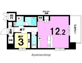パグロ城北【305号室】の間取り