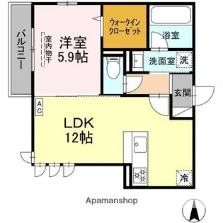 Asakawa1【2階】の間取り