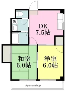シーガルハウス【1階】の間取り