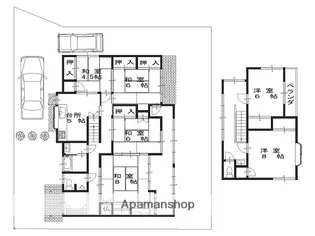 愛媛県松山市石手白石【一戸建】の間取り