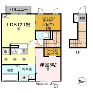 メゾン リノ【202号室】の間取り