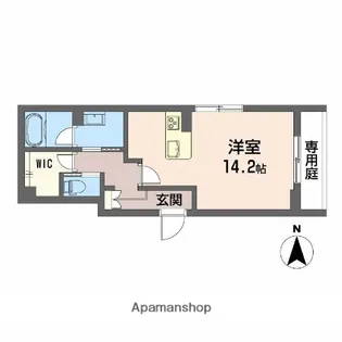 シャーメゾン萱町【1階】の間取り