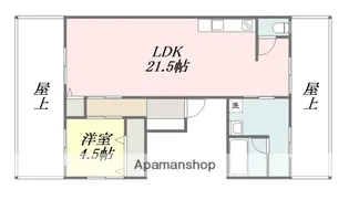 リッツハウス高砂【5F号室】の間取り