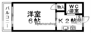 井上マンション【4階】の間取り