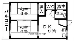 第2グリーンハイツ和泉【2階】の間取り
