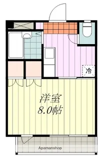 クリスタルビル【5階】の間取り