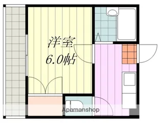 オックスフォードサーカス山越【402号室】の間取り