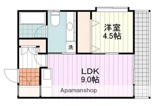 ヴェルデ・ビュー大手町【1003号室】の間取り