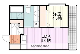ヴェルデ・ビュー大手町【301号室】の間取り