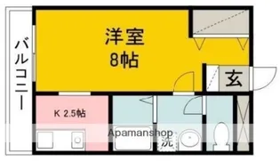 プレアール三番町【202号室】の間取り