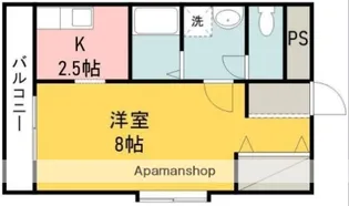 プレアール三番町【1階】の間取り