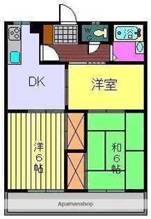 スカイハイツ居相【207号室】の間取り
