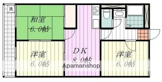 豊島マンション【2階】の間取り