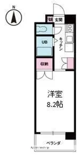 1Kの間取り画像