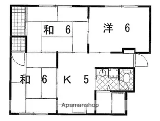 ホワイトライフC【101号室】の間取り