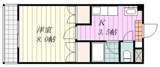 ダイヤモンドベイ余戸2【512号室】の間取り